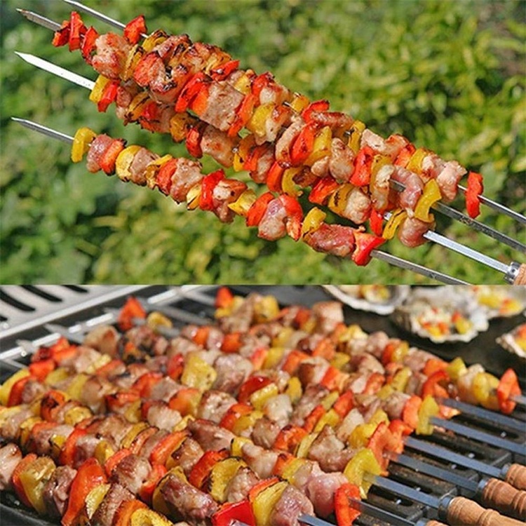 16.5 Inch BBQ Skewers with Wooden Handles — product detail 4 | YinHao Houseware