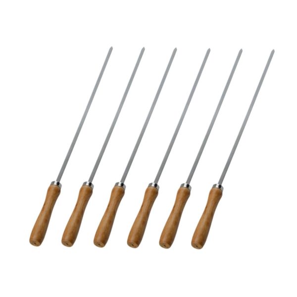 16.5 Inch BBQ Skewers with Wooden Handles — product image 1