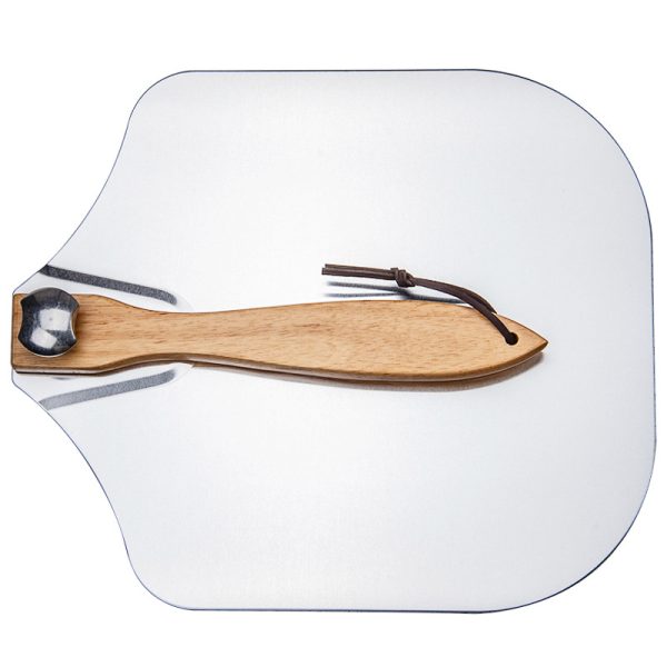 12 Inch Pizza Peel with Folding Wooden Handle for Home Pizza Ovens — product image 3