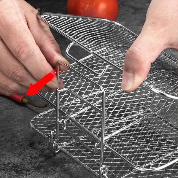 3 Layers BBQ Grill Racks — product image 4