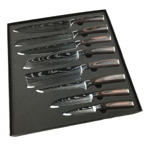 Gift for Housewarming Damascus Pattern Kitchen Knives.png