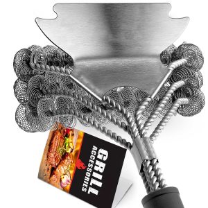 17 Inch Grill Brushes with Scraper | YinHao Houseware
