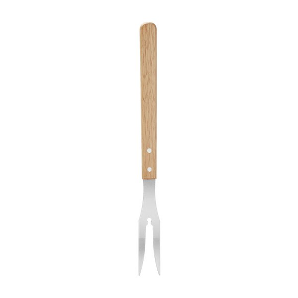3-Piece Stainless Steel BBQ Tool Set with Wooden Handles, Carry Bag — product image 2