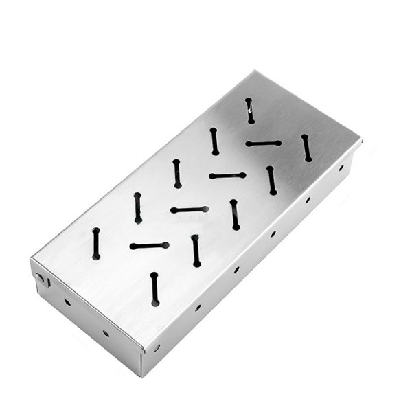 Heavy-Duty Smoker Box with Wooden Handles — product image 5
