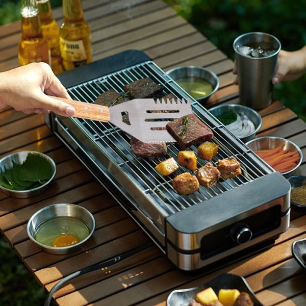 16 Inch Heavy-Duty BBQ Spatula with Wooden Handles — product image 4