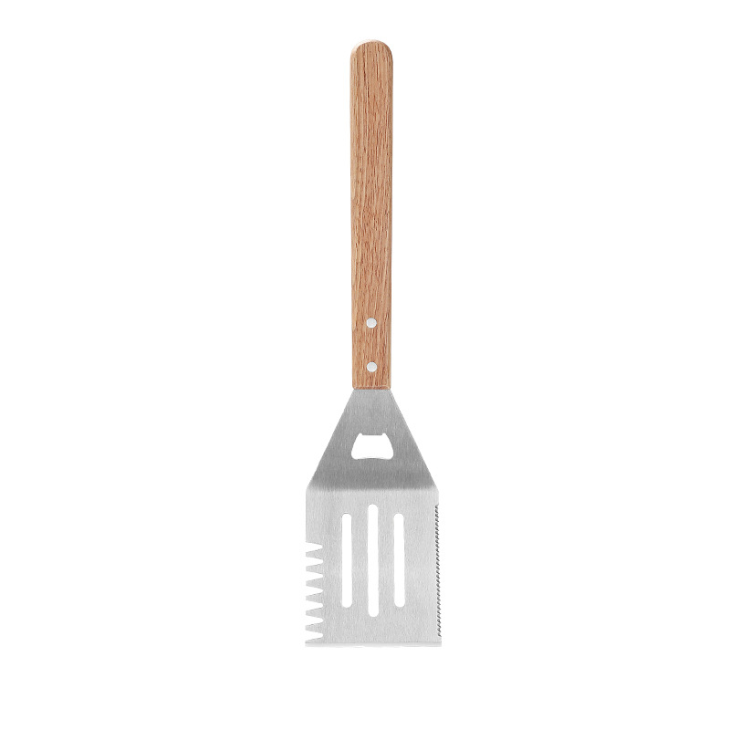 16 Inch Heavy-Duty BBQ Spatula with Wooden Handles | YinHao Houseware