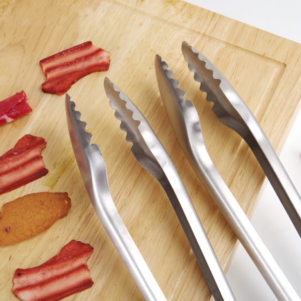 19 Inch BBQ Tongs with Wooden Handles — product image 3