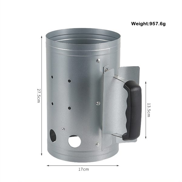 Heat-Resistant Charcoal Chimney Starter with Multi-Function — product image 2