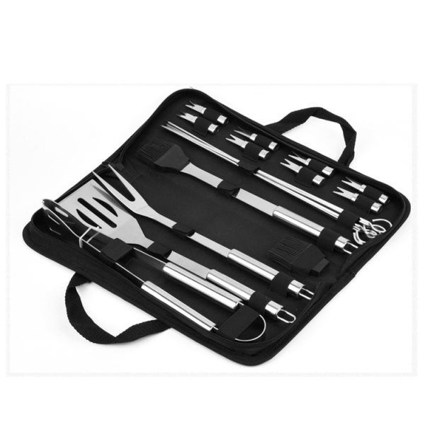 20-Piece Heavy-Duty Stainless Steel BBQ Tool Set with Carry Bag — product image 6