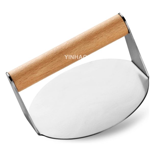 5.5 Inch Heavy-Duty Burger Press with Wooden Handles — product image 4