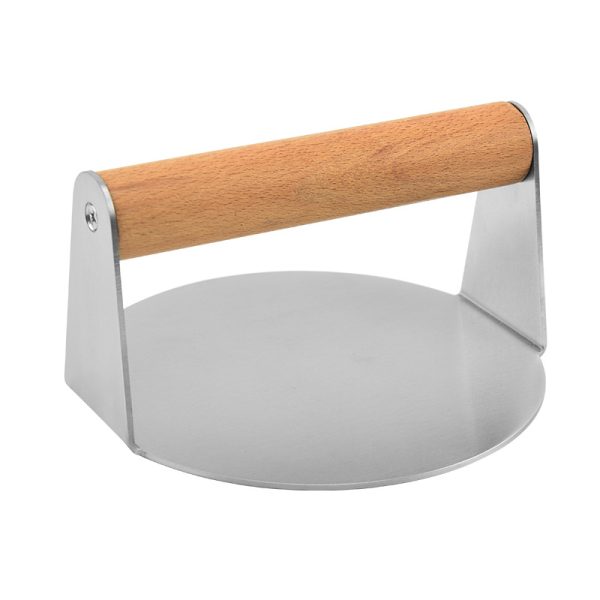 5.5 Inch Heavy-Duty Burger Press with Wooden Handles — product image 1