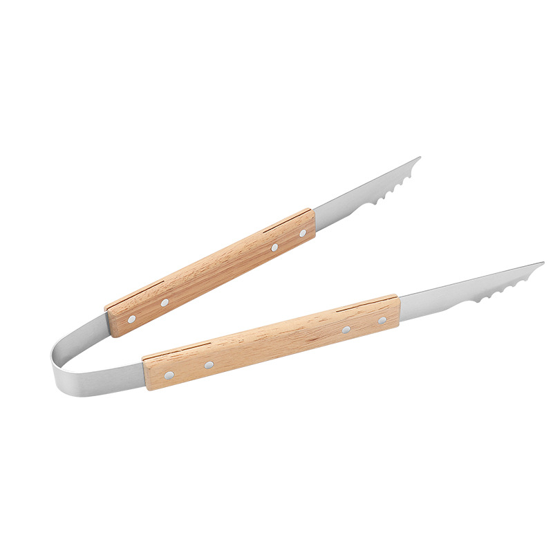 6-Piece Stainless Steel BBQ Tool Set with Wooden Handles, Carry Bag — product detail 3 | YinHao Houseware