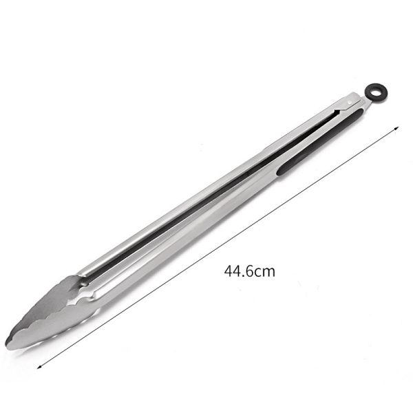 2-Piece 14 Inch BBQ Tongs with Silicone Handles — product image 3