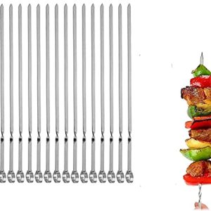 12-Piece 14 Inch BBQ Skewers | YinHao Houseware