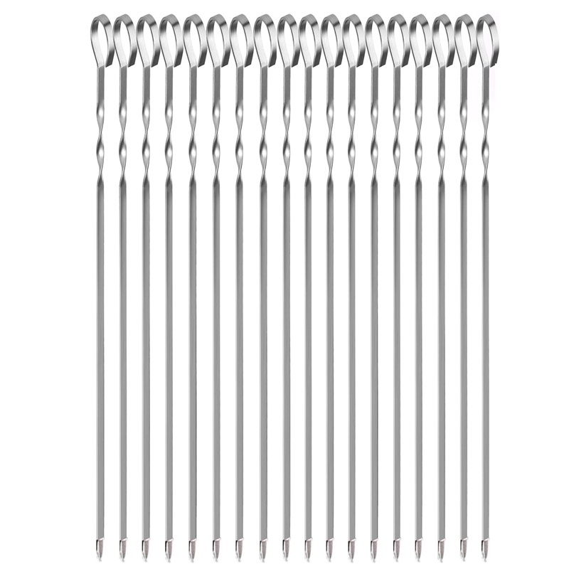 12-Piece 14 Inch BBQ Skewers — product detail 6 | YinHao Houseware
