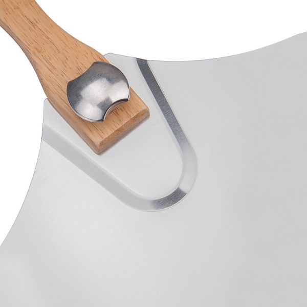 3-Piece 12x14 Inch Pizza Peel Set with Folding Wooden Handle — product image 3