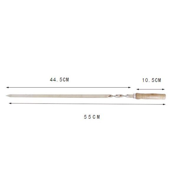BBQ Skewers with Wooden Handles for Outdoor Cooking — product image 2