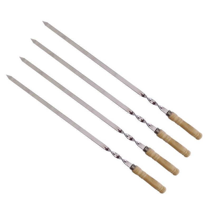 BBQ Skewers with Wooden Handles for Outdoor Cooking — product detail 4 | YinHao Houseware