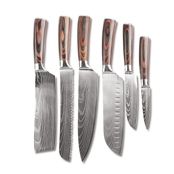 8-Piece Chef Knife Set for Home Kitchen — product image 2