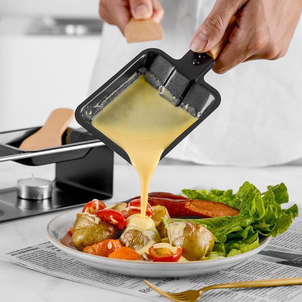 Raclette Pan with Wooden Handles, Portable Design — product image 4