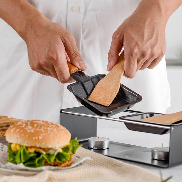 Raclette Pan with Wooden Handles, Portable Design — product image 5