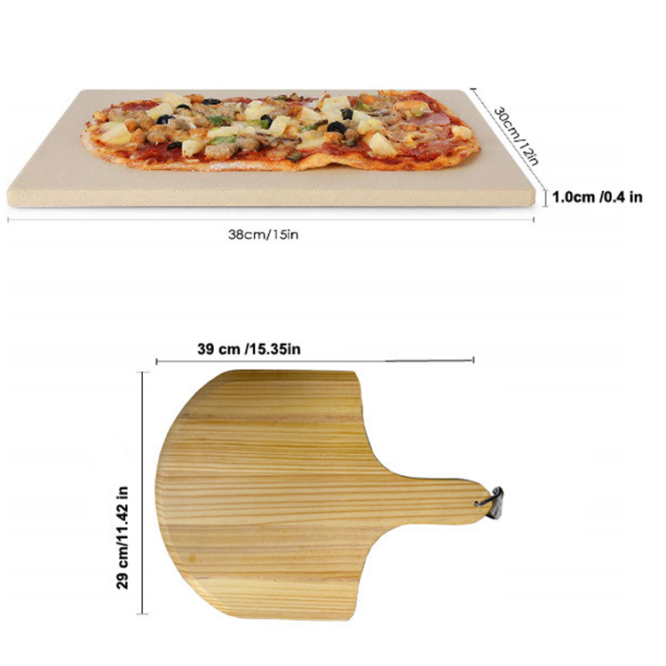 Hot Selling Pizza Stone Set Wood Pizza.jpg