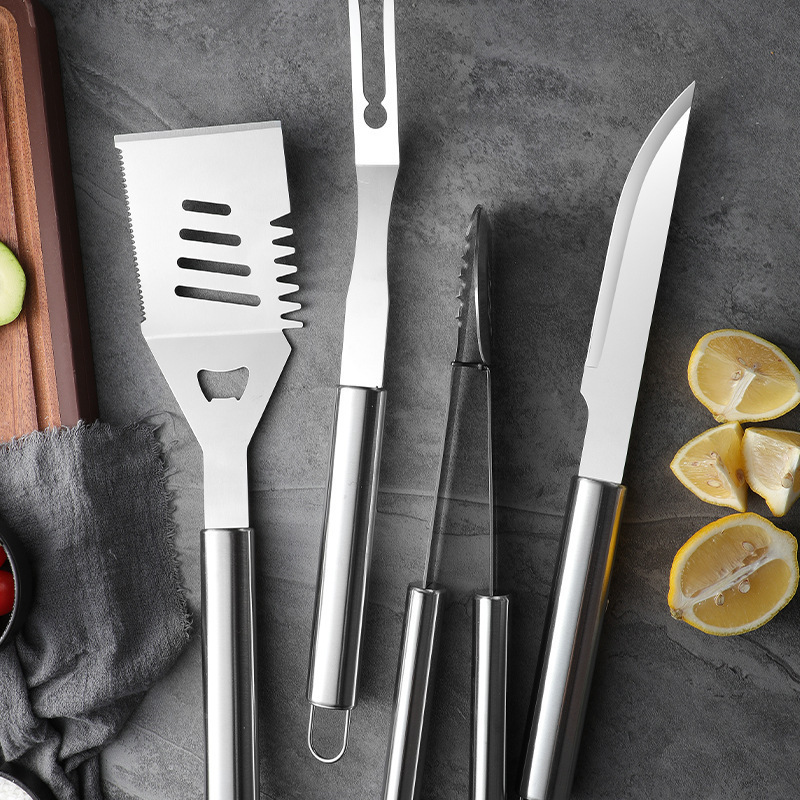 5-Piece Stainless Steel BBQ Tool Set — product detail 2 | YinHao Houseware