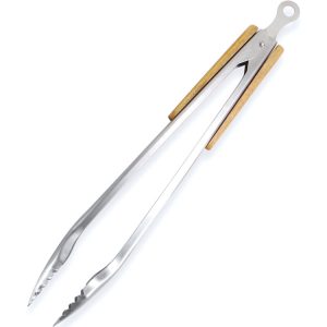 18 Inch BBQ Tongs with Wooden Handles | YinHao Houseware