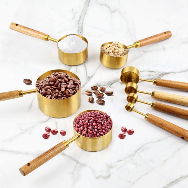 Measuring Cup & Spoon Set with Wooden Handles — product image 4