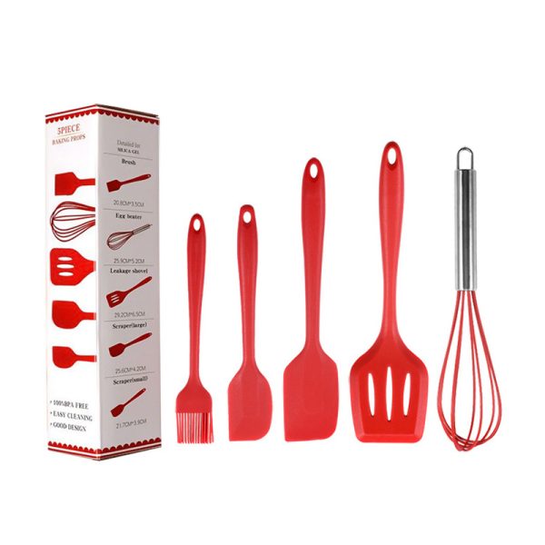 Kitchen Utensil Set with Silicone Handles — product image 4