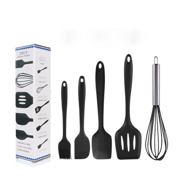 Kitchen Utensil Set with Silicone Handles — product image 1