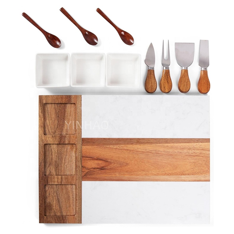 Marble Cutting Board Set for Gifting — product detail 2 | YinHao Houseware