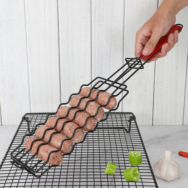 Charcoal Grill with Wooden Handles, Multi-Function — product detail 2 | YinHao Houseware