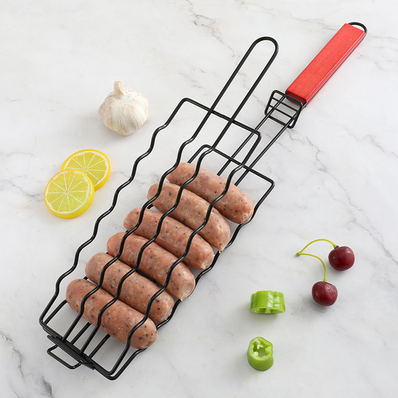 Charcoal Grill with Wooden Handles, Multi-Function — product detail 6 | YinHao Houseware