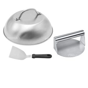 9 Inch Burger Press Set for Camping | YinHao Houseware