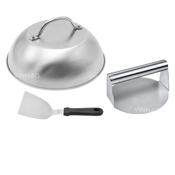 9 Inch Burger Press Set for Camping — product image 1