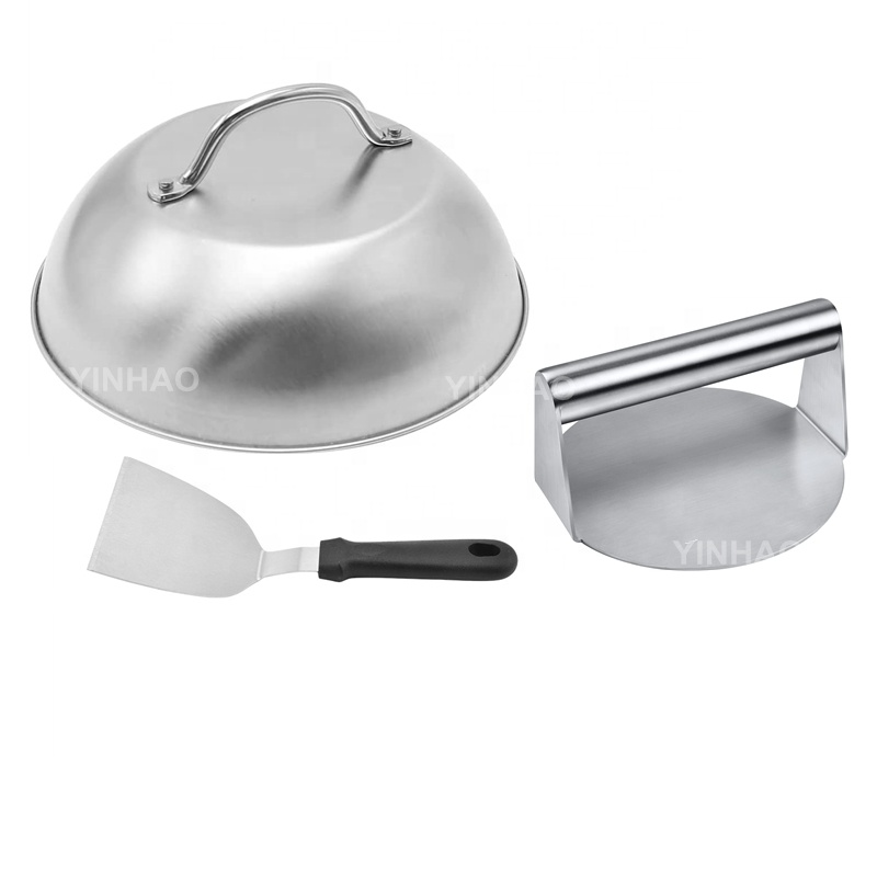 9 Inch Burger Press Set for Camping | YinHao Houseware