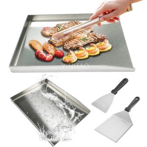 11.8 Inch Heavy-Duty Griddle Pan Set for Outdoor | YinHao Houseware