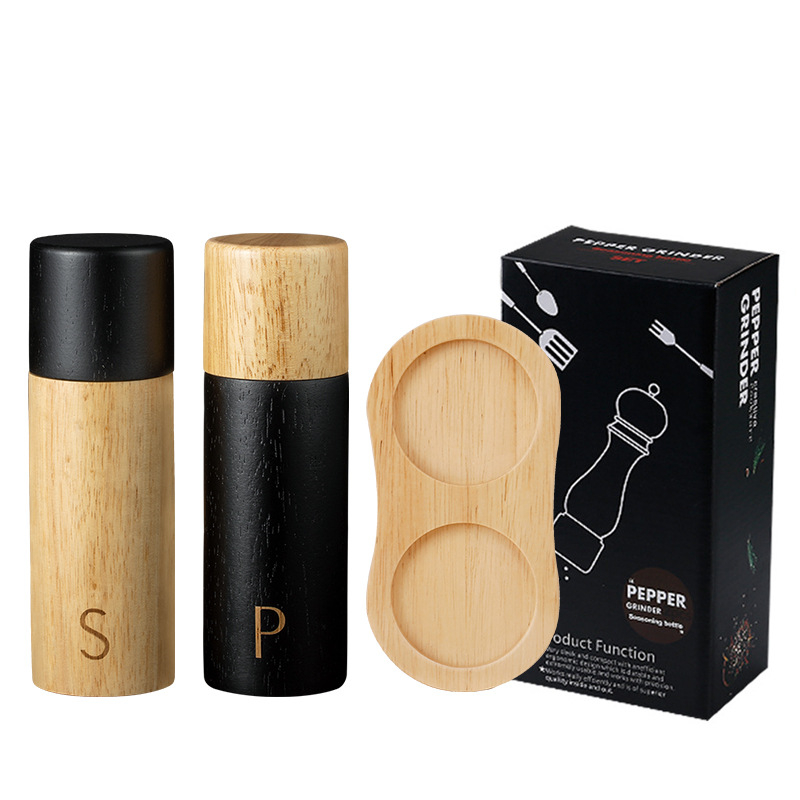 Salt & Pepper Mill Set with Wooden Handles — product detail 6 | YinHao Houseware