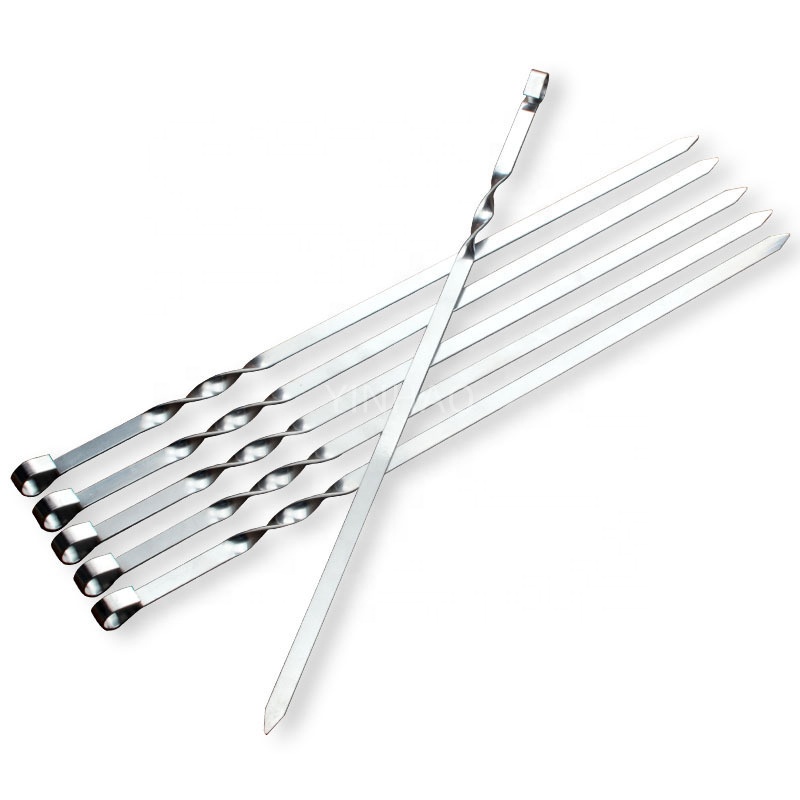 40 cm 6-Piece BBQ Skewers | YinHao Houseware