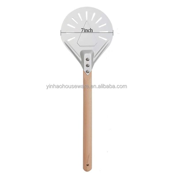 7 Inch Pizza Peel with Wooden Handle — product image 5