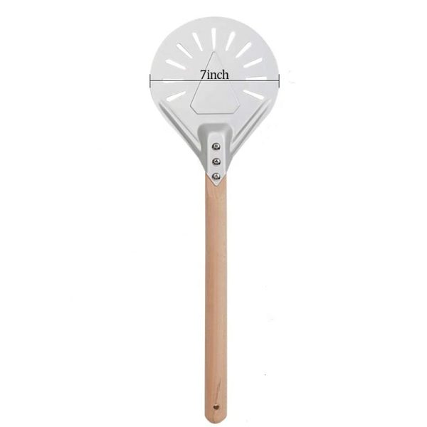 7 Inch Pizza Peel with Wooden Handle — product image 1
