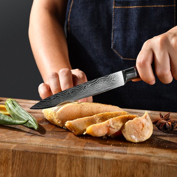 10-Piece Premium Kitchen Knife Set with Wooden Handles — product image 2