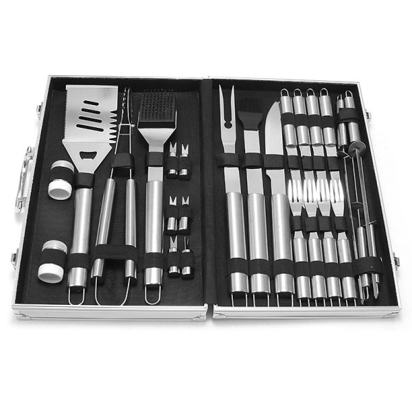 26-Piece Professional Stainless Steel BBQ Tool Set for Gifting — product image 2