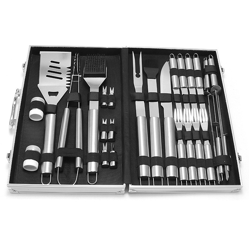 26-Piece Professional Stainless Steel BBQ Tool Set for Gifting — product detail 2 | YinHao Houseware