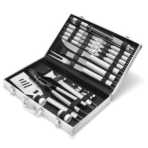 26-Piece Professional Stainless Steel BBQ Tool Set for Gifting | YinHao Houseware