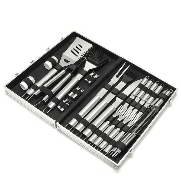 26-Piece Professional Stainless Steel BBQ Tool Set for Gifting — product image 6