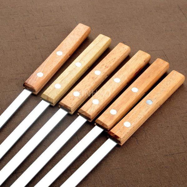 23 Inch BBQ Skewers with Wooden Handles — product image 4