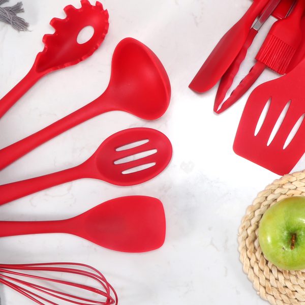 10-Piece Kitchen Utensil Set with Silicone Handles — product image 3