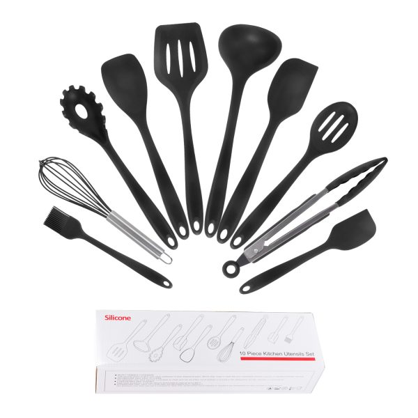 10-Piece Kitchen Utensil Set with Silicone Handles — product image 4